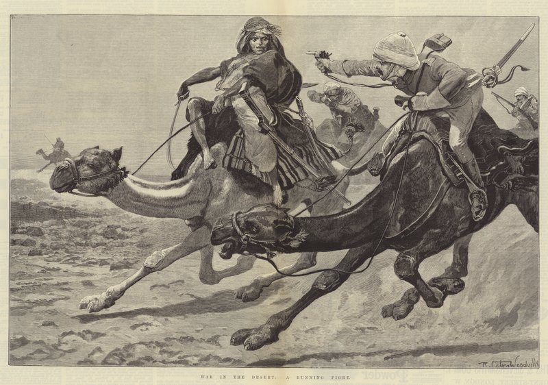 War in the Desert, a Running Fight by Richard Caton Woodville junior