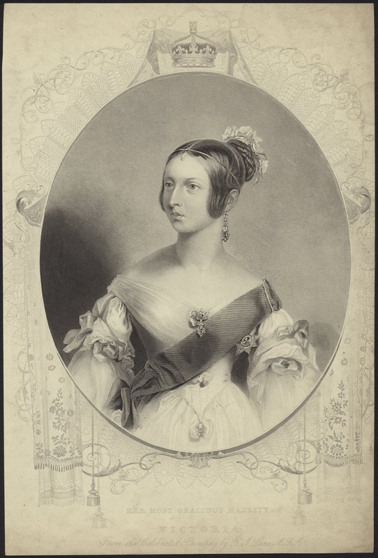 Portrait of Queen Victoria by Richard James Lane