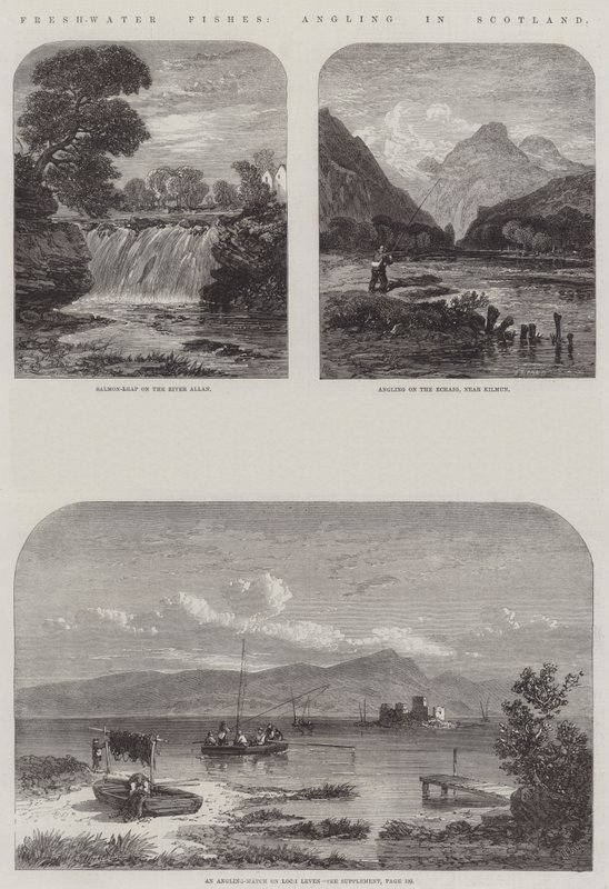 Fresh-Water Fishes, Angling in Scotland by Richard Principal Leitch