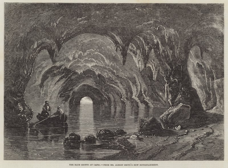 The Blue Grotto at Capri by Richard Principal Leitch
