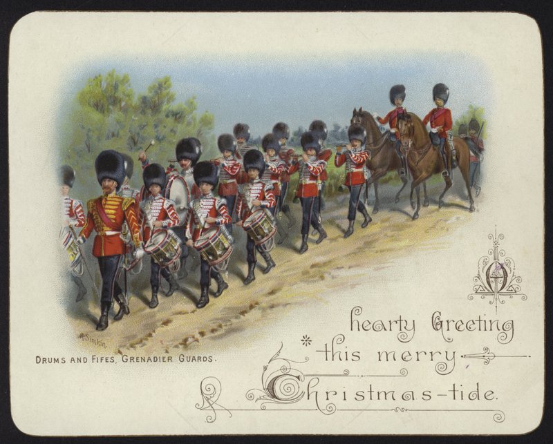 Drums and Fifes, Grenadier Guards by Richard Simkin