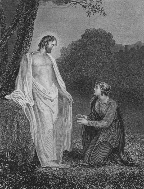 Christ appearing to Mary Magdalen by Richard after Westall