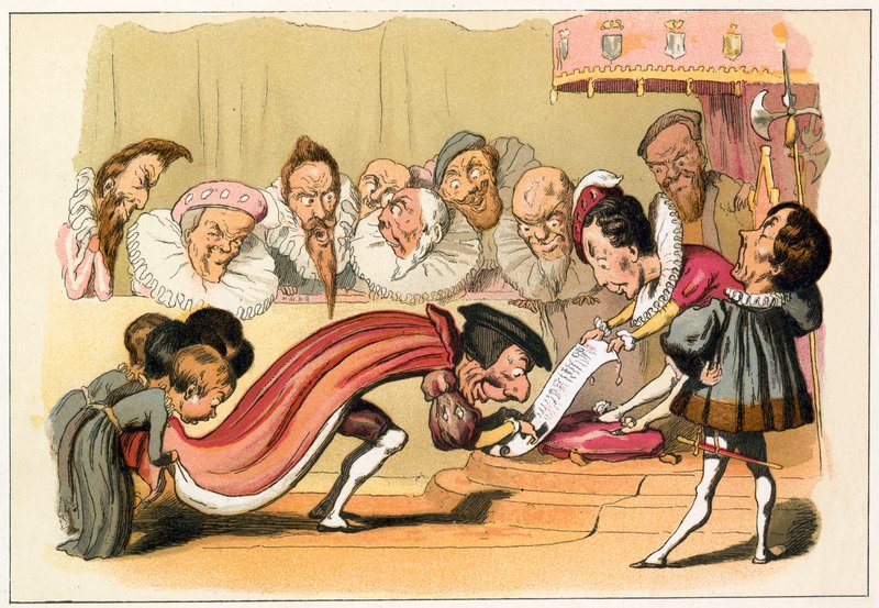 King Edward VI Grants a Charter by Richard Doyle