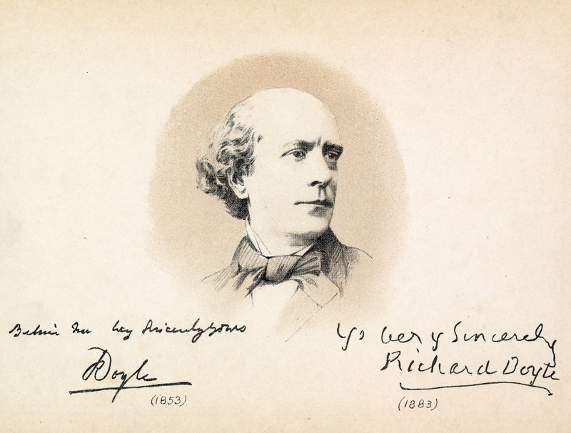 Portrait of Richard Doyle by Richard Doyle