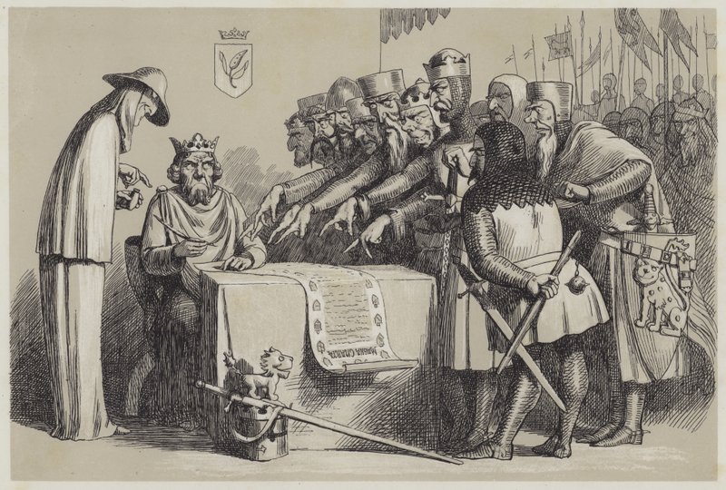 Signing of Magna Charta by Richard Doyle