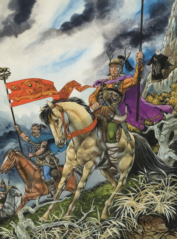 Unidentified Warriors by Richard Hook