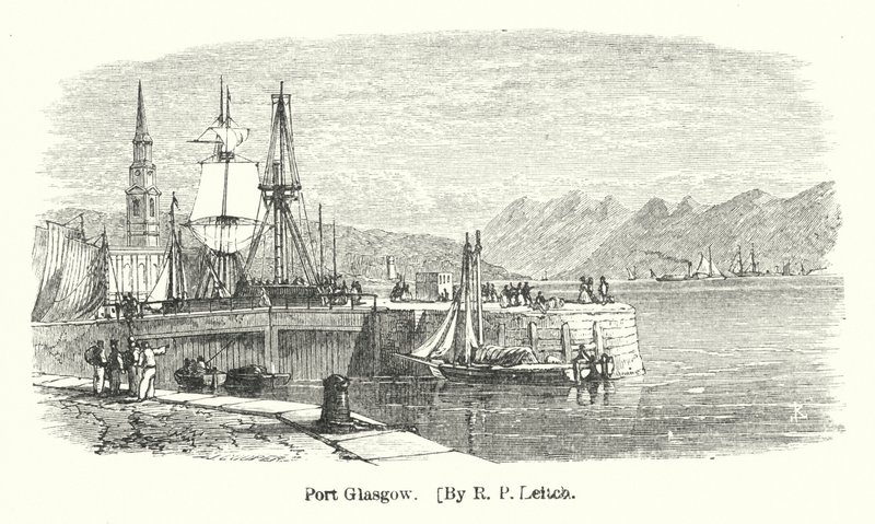 Port Glasgow by Richard Principal (after) Leitch