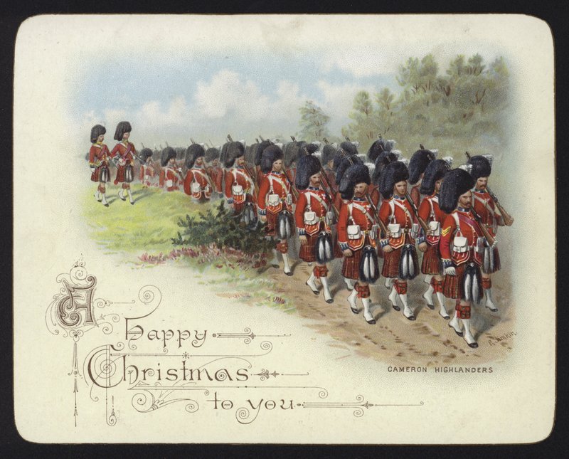 Cameron Highlanders by Richard Simkin