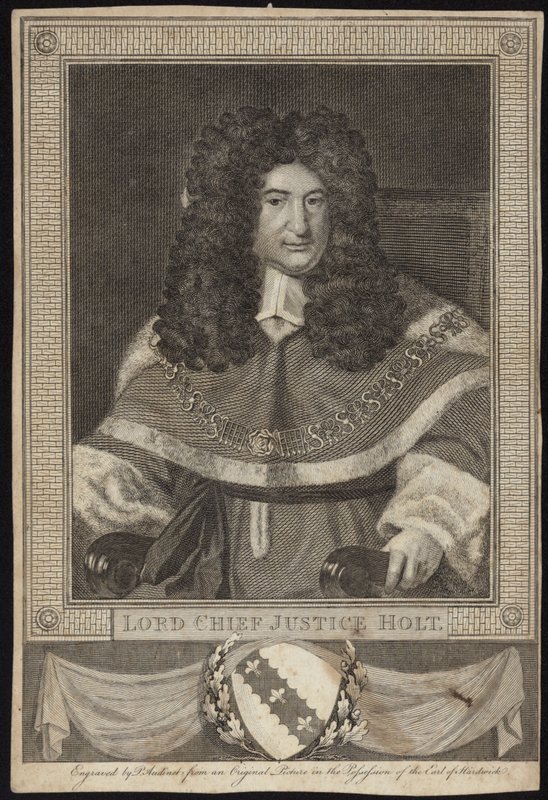 Lord Chief Justice Holt by Richard van Bleeck