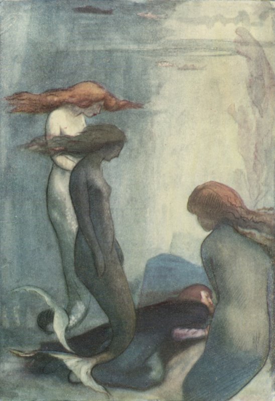 A Sea Dirge by William Shakespeare by Robert Anning Bell
