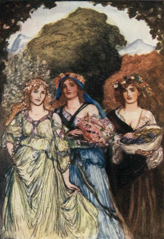 Ode to Winter by Thomas Campbell by Robert Anning Bell