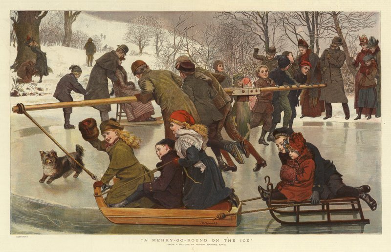 A Merry-Go-Round on the Ice by Robert Barnes