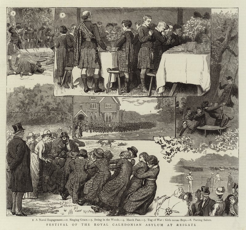 Festival of the Royal Caledonian Asylum at Reigate by Robert Barnes