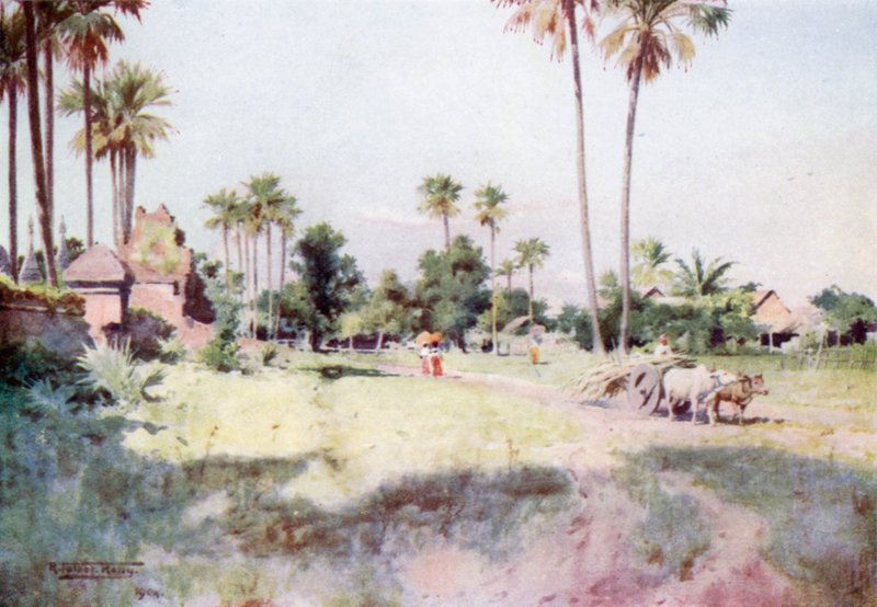 A Street in Taungwingyi by Robert George Talbot Kelly