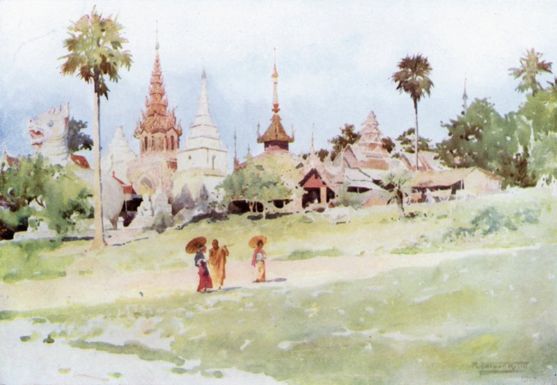 Ascent to the Shwe Dagon by Robert George Talbot Kelly
