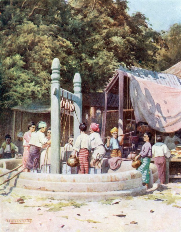 At the Well by Robert George Talbot Kelly