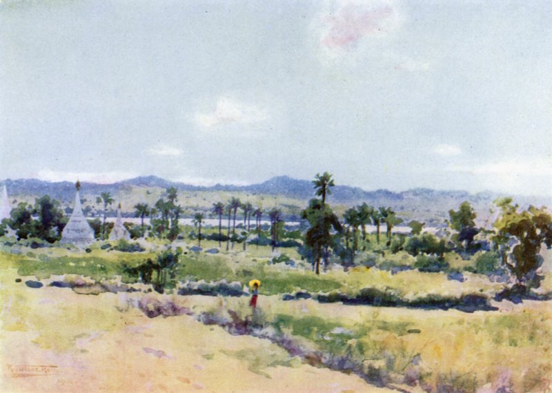 The Irrawaddy Valley at Meegyoungyai by Robert George Talbot Kelly