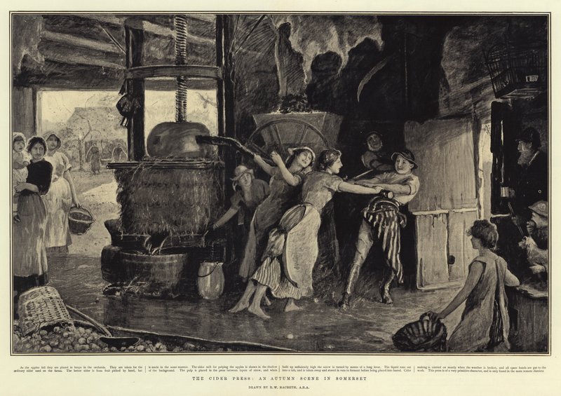 The Cider Press, an Autumn Scene in Somerset by Robert Walker Macbeth