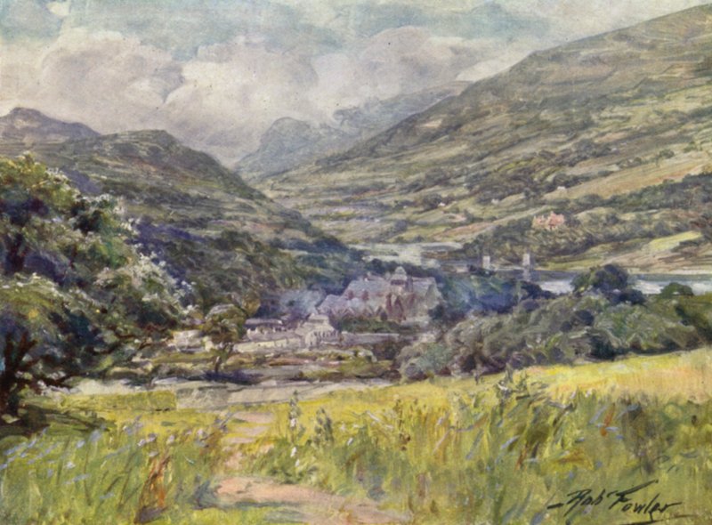 Boddnant Hall, Conway Valley by Robert (after) Fowler