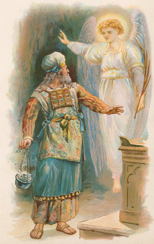 Zacharius and the Angel by Robert Ambrose Dudley