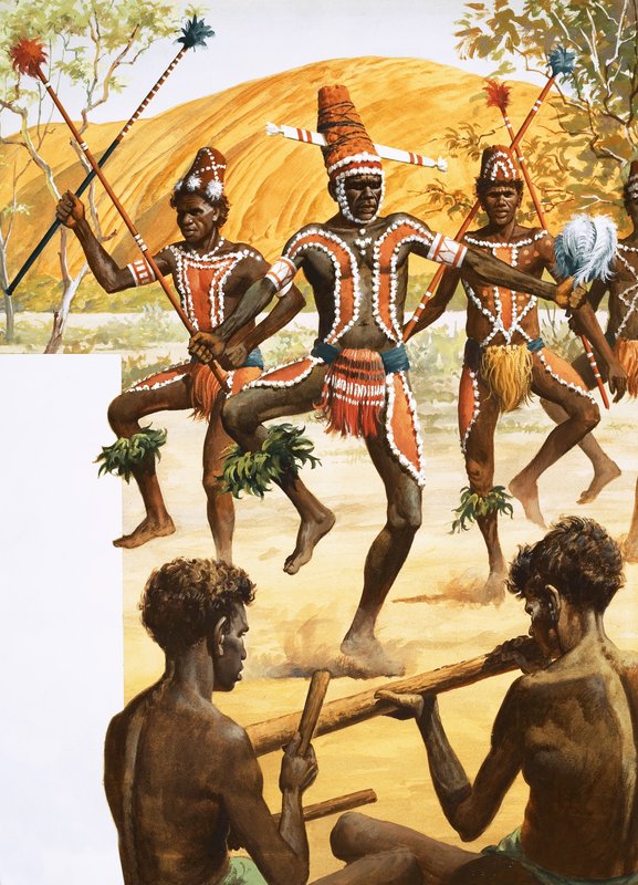 Aborigine Dance by Robert Brook