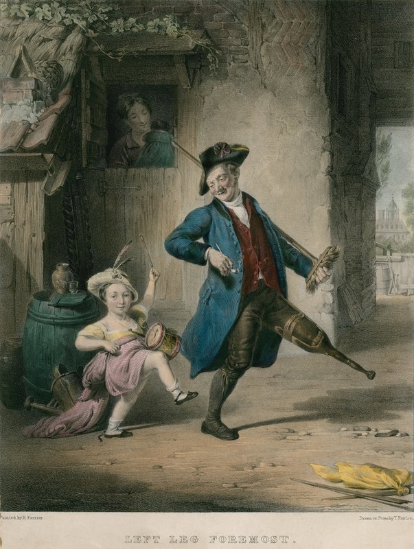 Left Leg Forward by Robert Farrier