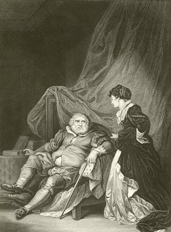 Henry VIII and Catherine Parr by Robert Smirke
