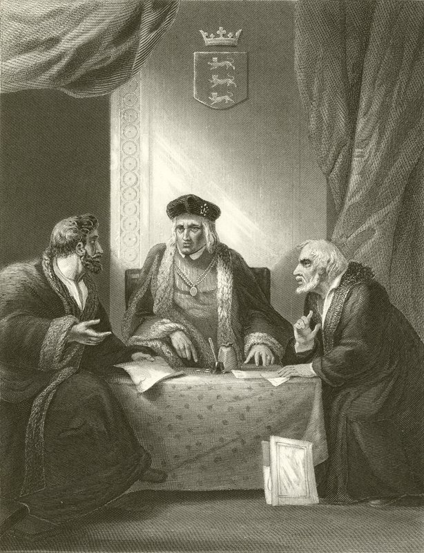 Henry VII with Empson and Dudley by Robert Smirke