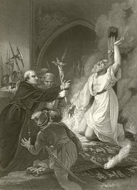 The Martyrdom of Archbishop Cranmer by Robert Smirke