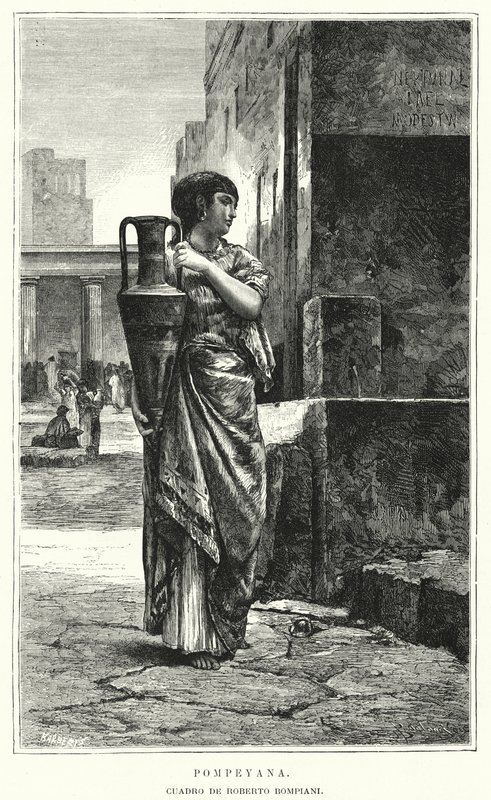Woman of Pompeii by Roberto Bompiani