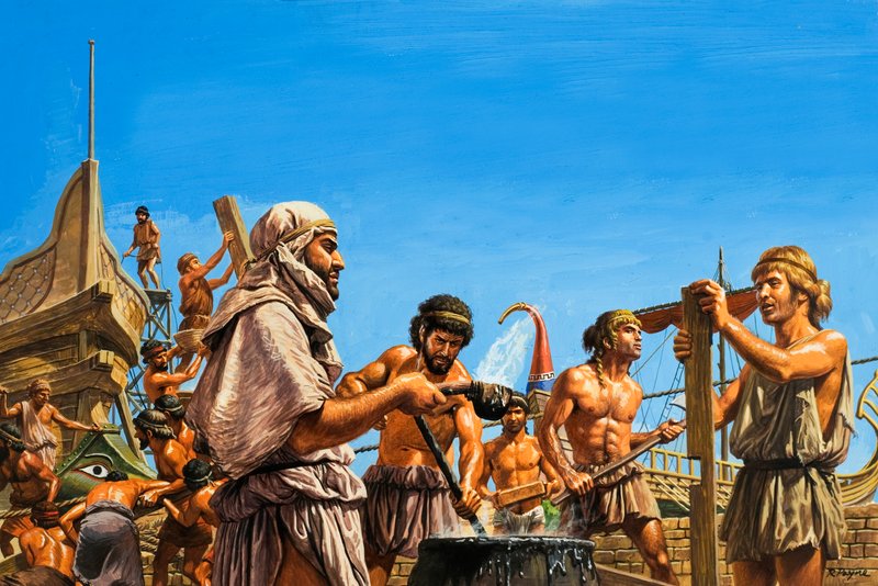 Construction of the Athenian navy by Roger Payne