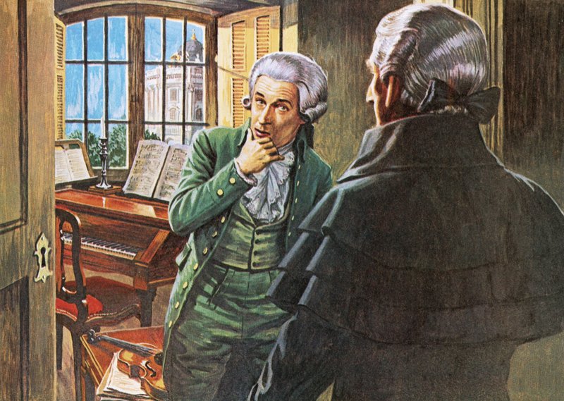 Mozart and the Mysterious Stranger by Roger Payne