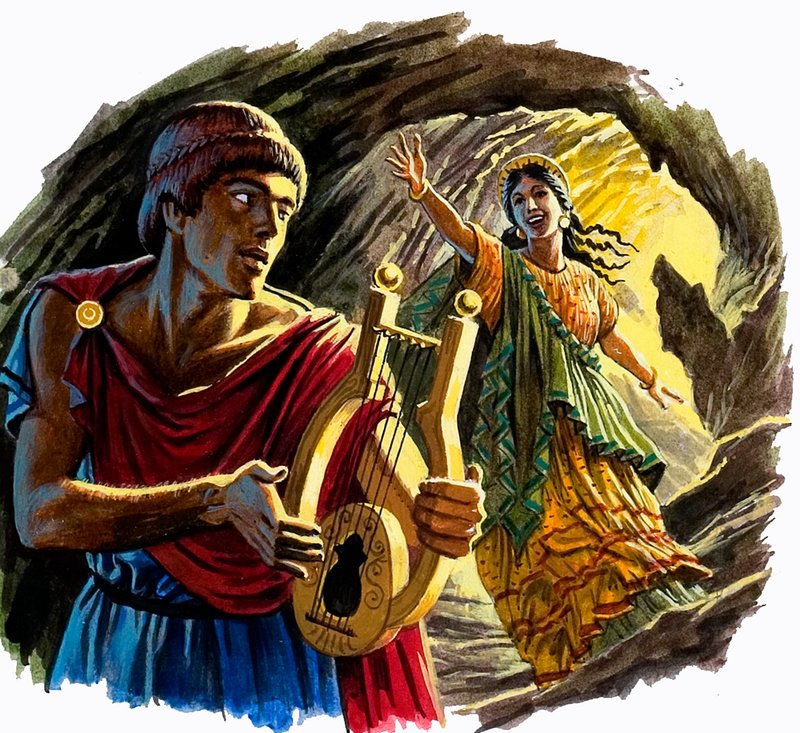 Orpheus and Eurydice by Roger Payne