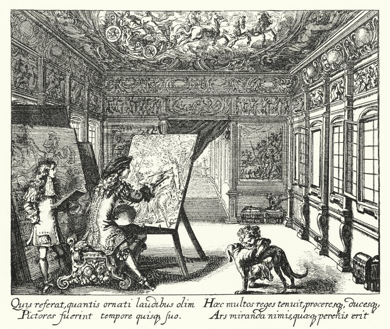 Painting by Romeyn de (after) Hooghe
