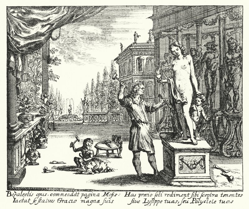 Sculpture (engraving) by Romeyn de (after) Hooghe