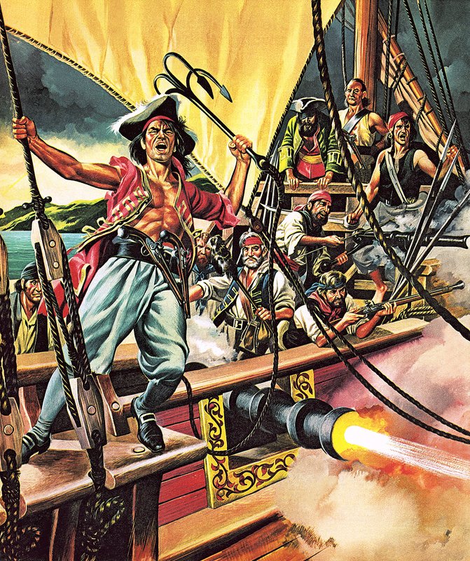 Men of the Jolly Roger by Ron Embleton