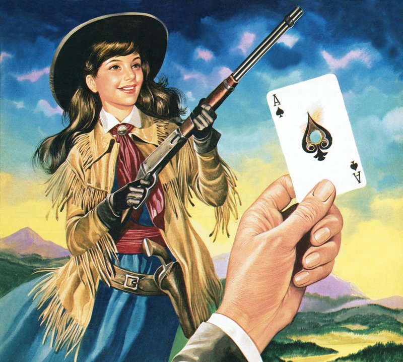 Miss Annie Oakley by Ron Embleton