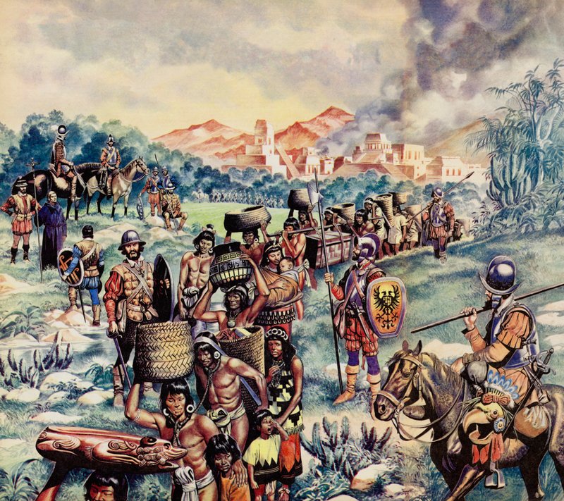 The Spanish Conquest of Mexico by Ron Embleton