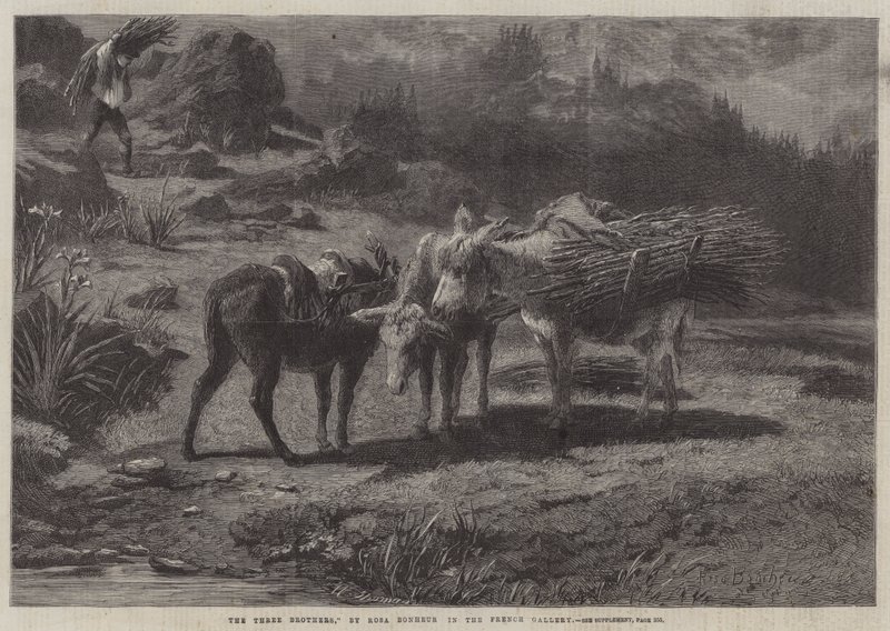 The Three Brothers by Rosa Bonheur