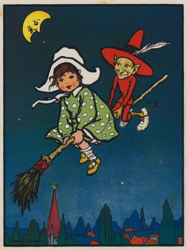 Marjorie and Red Elf by Rosa Clementina Petherick