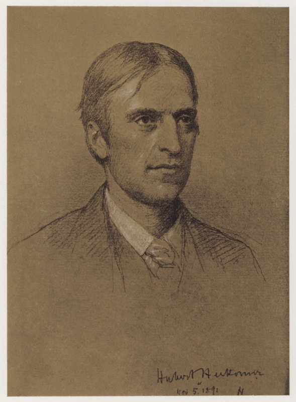 Professor Hubert Herkomer by Rudolf Lehmann
