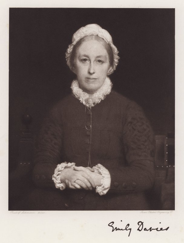 Sarah Emily Davies by Rudolf Lehmann