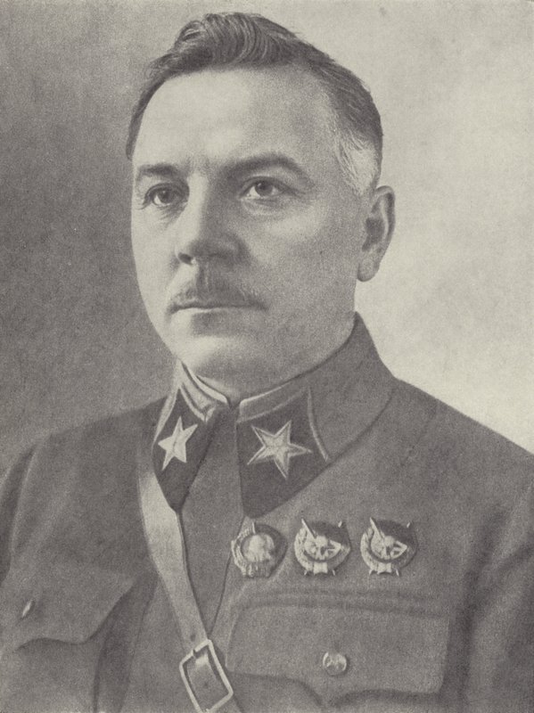 Kliment Voroshilov, Soviet General and Politician by Russian Photographer