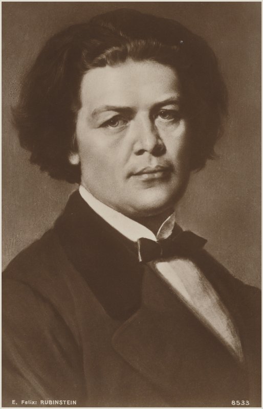 Portrait of Anton Rubinstein by Russian School