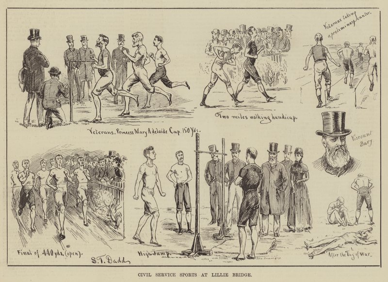 Civil Service Sports at Lillie Bridge by S.T. Dadd