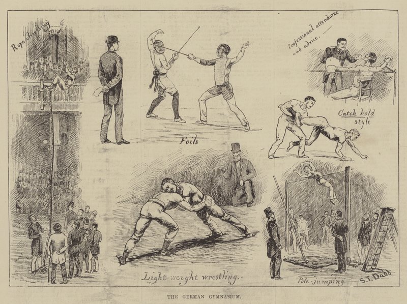 The German Gymnasium by S.T. Dadd
