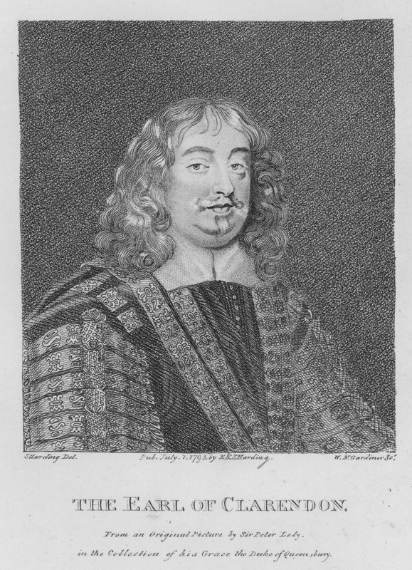 The Earl of Clarendon by S. (after) Harding
