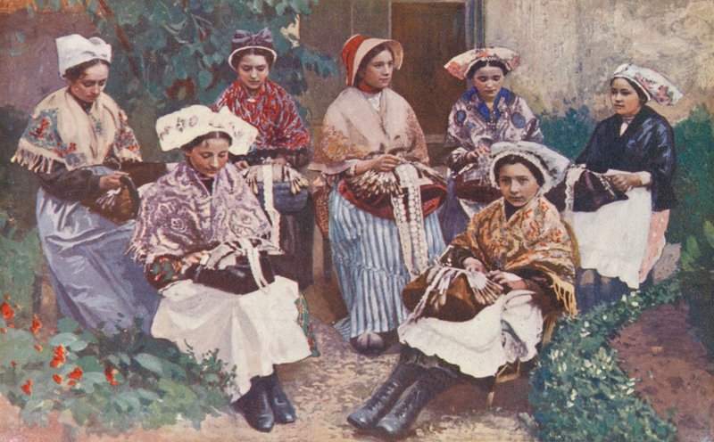 A Group of Lacemakers by Sabine Baring Gould