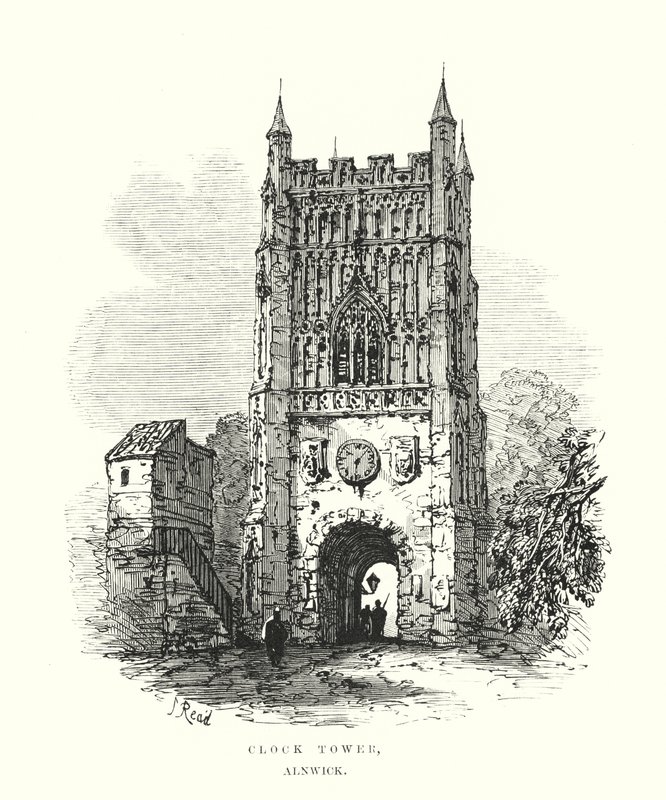 Clock Tower, Alnwick by Samuel Read