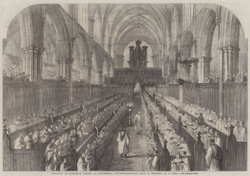 Festival of Parochial Choirs at Southwell, Nottinghamshire by Samuel Read